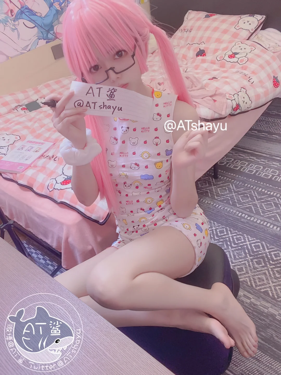 AT鲨 - 居家鲨鲨 [49P-75MB] tg@simisebaisi 【丝足阁】010.webp